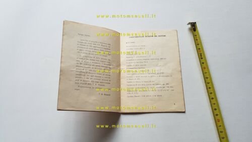 Minarelli motore 3V 50 anni 60 manuale uso originale italiano …