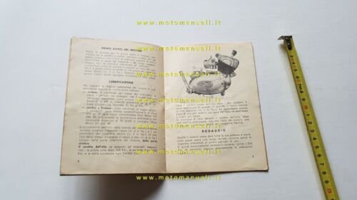 Minarelli motore 3V 50 anni 60 manuale uso originale italiano …