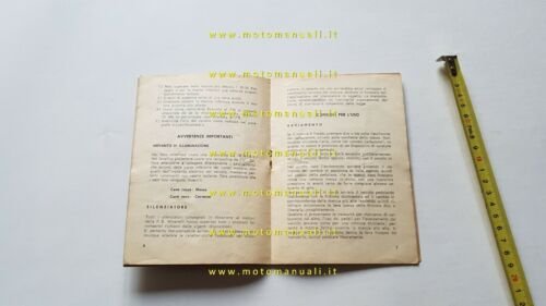 Minarelli motore 3V 50 anni 60 manuale uso originale italiano …