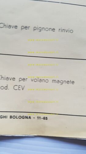 Minarelli motore 48 P1 1965-66 catalogo ricambi originale spare parts …