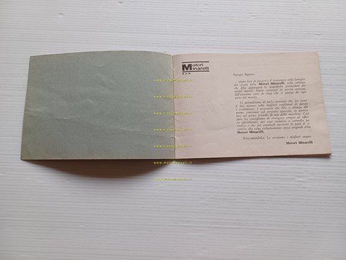 Minarelli motore 50 P4A - P4CS 1976 manuale uso manutenzione …