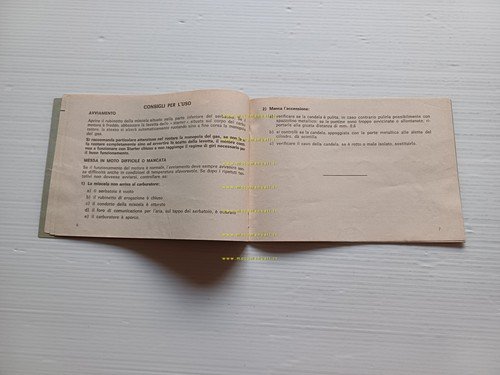 Minarelli motore 50 P4A - P4CS 1976 manuale uso manutenzione …