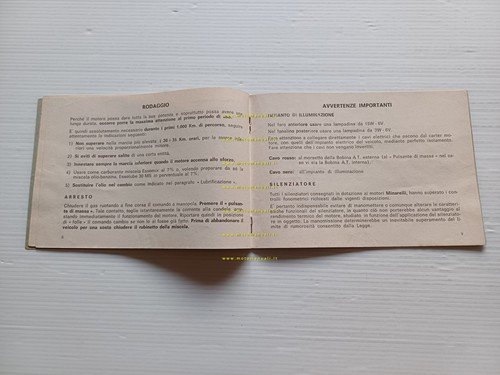Minarelli motore 50 P4A - P4CS 1976 manuale uso manutenzione …