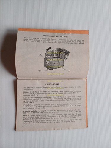Minarelli motore 50 P6 - P4 1980 manuale uso originale …