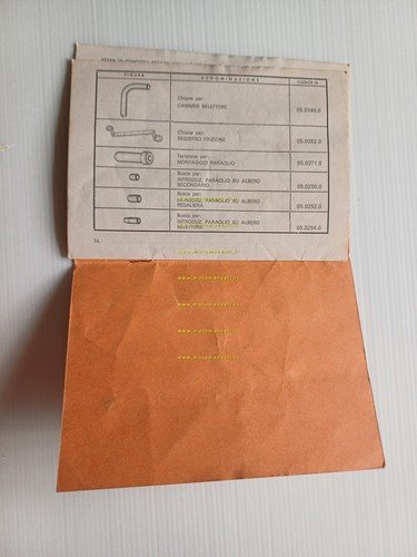 Minarelli motore 50 P6 - P4 1980 manuale uso originale …