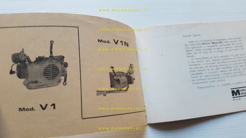 Minarelli motore 50 V1 - V1N 1977 manuale uso manutenzione …