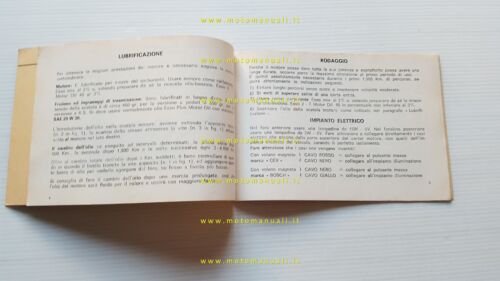 Minarelli motore 50 V1 - V1N 1977 manuale uso manutenzione …