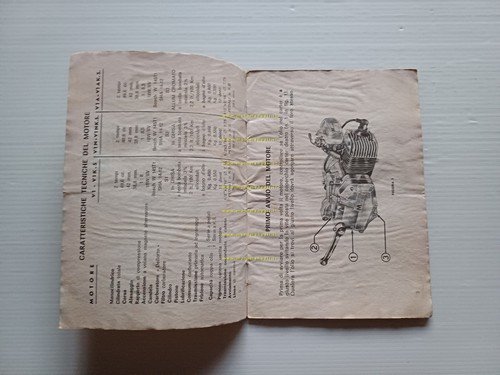 Minarelli motore 50 V1- V1N-V1A 1980 manuale uso manutenzione italiano …