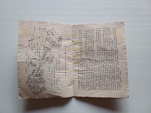 Minarelli motore 50 V1- V1N-V1A 1980 manuale uso manutenzione italiano …