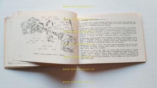 Minarelli motore 50 V1 K.S. 1972 manuale uso manutenzione italiano …