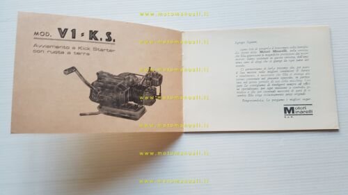 Minarelli motore 50 V1 K.S. 1975 manuale uso manutenzione italiano …