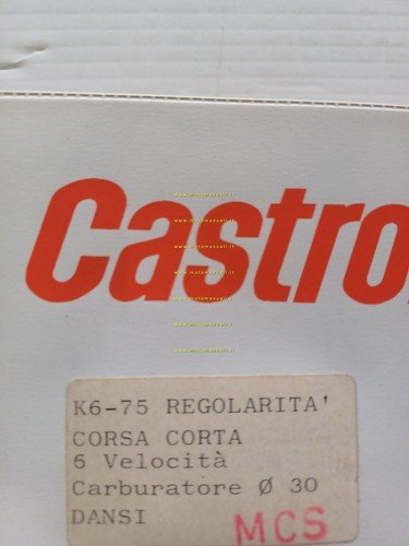 Minarelli Motore K6 75 Regolarità 6V MCS Corsa Corta 1982 …