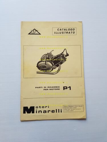 Minarelli Motore P1 48 anni 60 catalogo ricambi originale Parts …