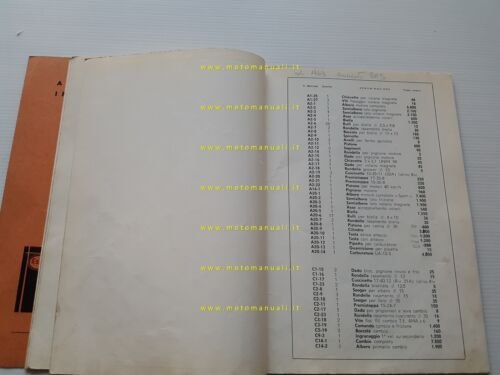 Minarelli Motore P3 48 anni 60 catalogo ricambi originale Parts …