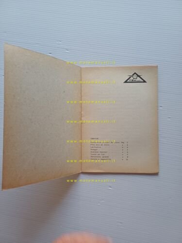 Minarelli motore P3 50 anni 60 manuale uso originale italiano …