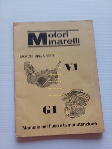 Minarelli motori 50 serie V1 - G1 1985 manuale officina …