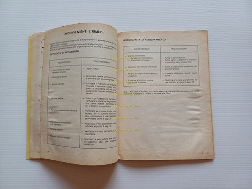 Minarelli motori 50 serie V1 - G1 1985 manuale officina …