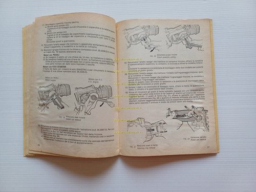 Minarelli motori 50 serie V1 - G1 1985 manuale officina …