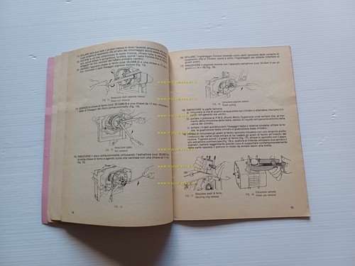 Minarelli motori RV4 - RV4A 1985 manuale officina originale italiano