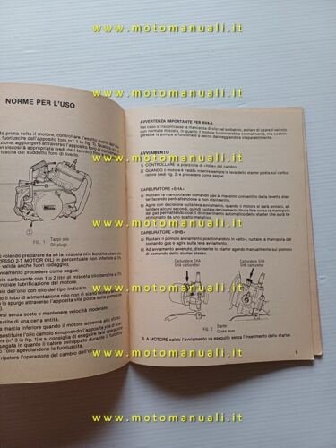 Minarelli motori RV4 - RV4A 1985 manuale officina originale workshop …