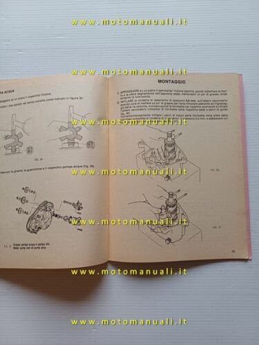 Minarelli motori RV4 - RV4A 1985 manuale officina originale workshop …