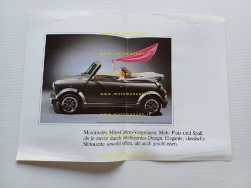 Mini Cabrio LAMM 1991 depliant tedesco originale