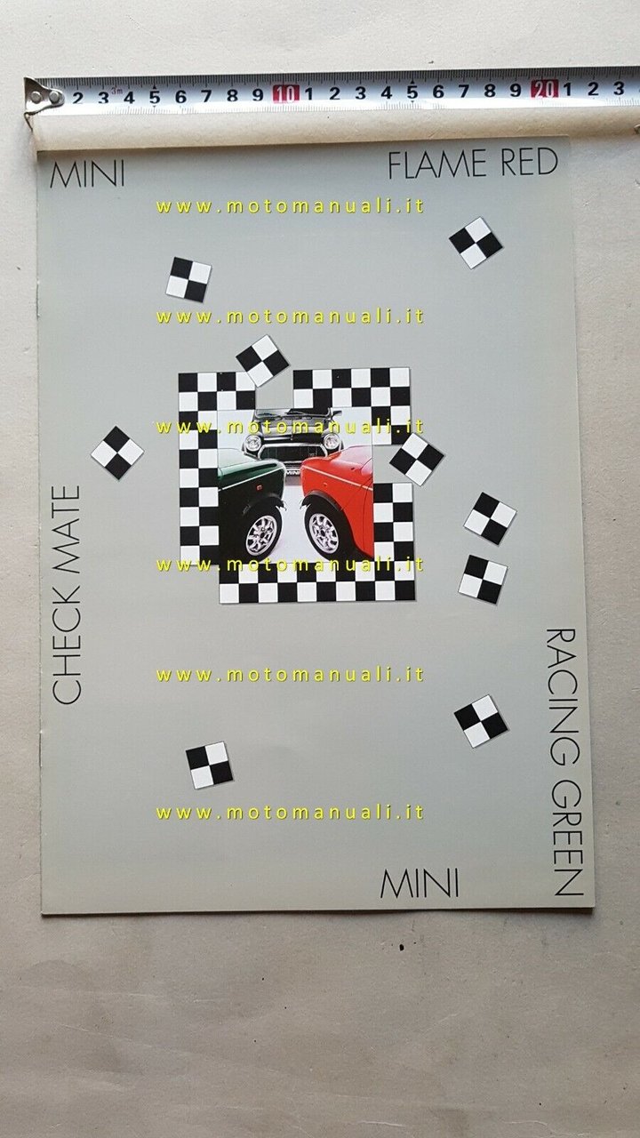 Mini Flame Red Racing Green modelli 1993 depliant Italiano originale …