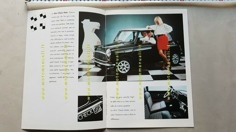 Mini Flame Red Racing Green modelli 1993 depliant Italiano originale …