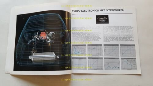 MITSUBISHI STARION 1982 depliant originale testo OLANDESE DUTCH text