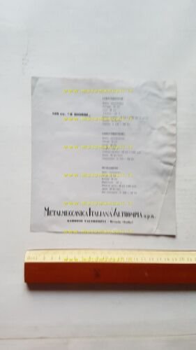 Mival 125 6 Giorni 1960 depliant moto italiano originale brochure