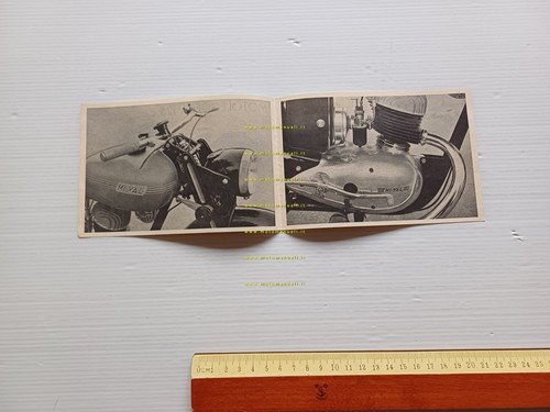 Mival motoleggera 125 1951 depliant italiano originale