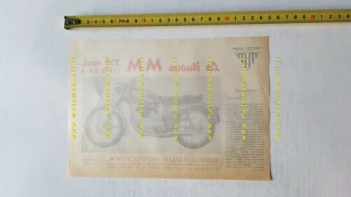 MM 250 54A 1954 depliant moto ITALIANO originale brochure