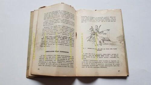 Mondial 125 Champion 1956 manuale uso moto originale owner's manual