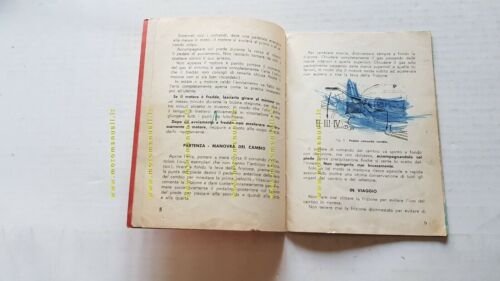 Mondial 125 Champion 1958 manuale uso originale moto motorcycle owner's …