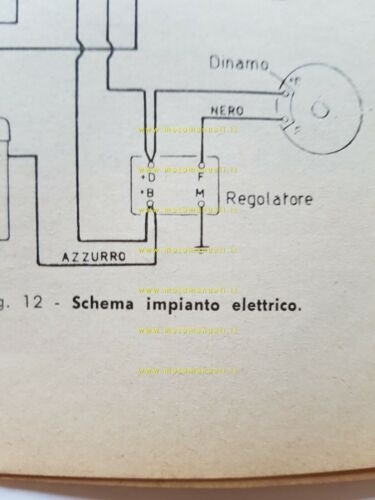Mondial 175 TV 1956 manuale uso 3a Ediz. ORIGINALE libretto …