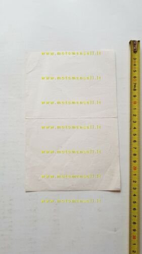 Mondial 175 TV Turismo Veloce 1956 depliant ITALIANO originale brochure