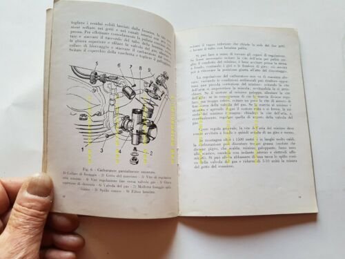 Mondial 200 1953 manuale uso 2a Ediz. ORIGINALE libretto moto …
