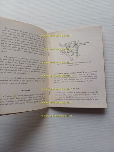 Mondial 200 1954 manuale uso manutenzione libretto istruzioni italiano originale