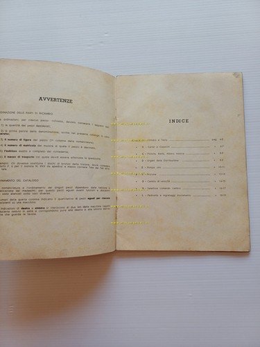 Mondial 200 1955 catalogo ricambi MOTORE originale Engine Spare Parts …