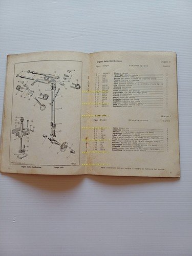Mondial 200 1955 catalogo ricambi MOTORE originale Engine Spare Parts …