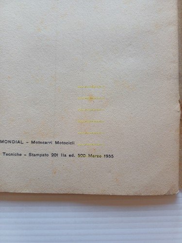 Mondial 200 1955 catalogo ricambi MOTORE originale Engine Spare Parts …
