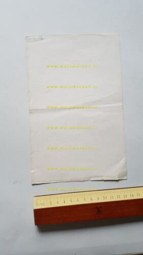 Mondial 200 Sport depliant originale anni 50