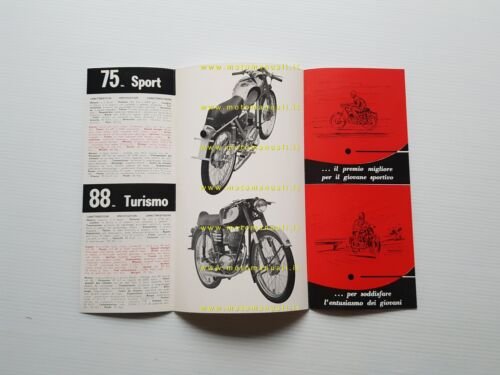 Mondial 75 Sport - 88 Turismo 1960 depliant originale italiano
