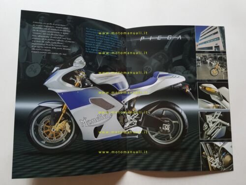 Mondial Piega 2006 depliant moto italiano originale
