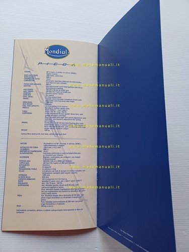 Mondial Piega presentazione salone Milano 2001 cartella stampa originale