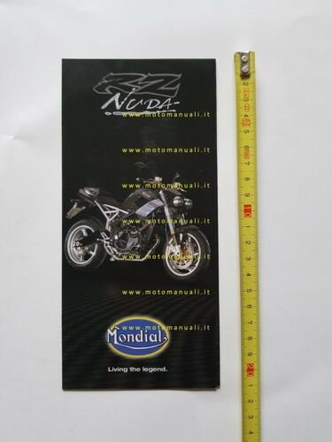 Mondial RZ Nuda 1000 2004 depliant originale brochure