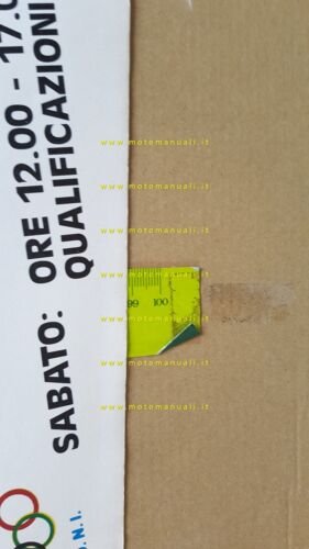 Mondiale Cross 500 Lombardore 1988 manifesto poster originale