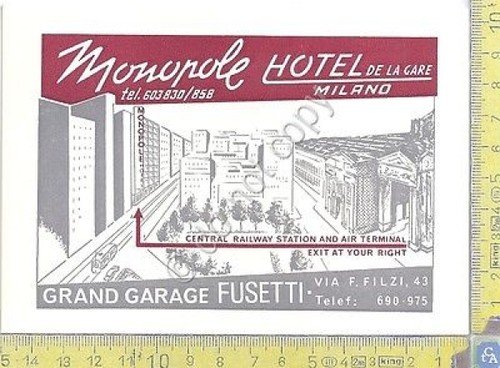 Monopole Hotel de la gare - Grand Garage Fusetti - …