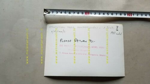 Montesa 125 GP 1951 foto cartella stampa originale no depliant …