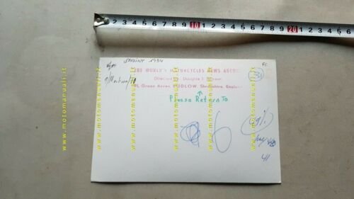 Montesa 125 GP 1954 foto cartella stampa originale no depliant …